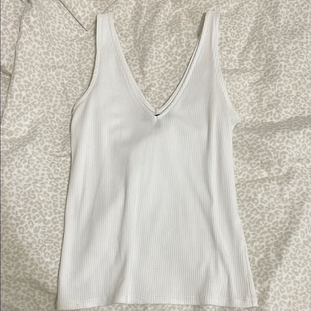 Banana Republic white tank